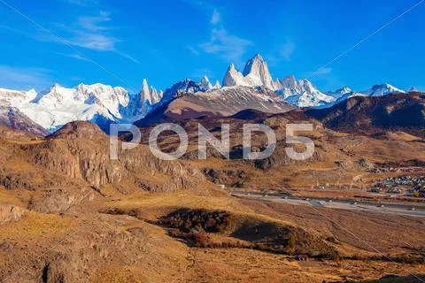 Fitz Roy mountain, Patagonia Stock Photos