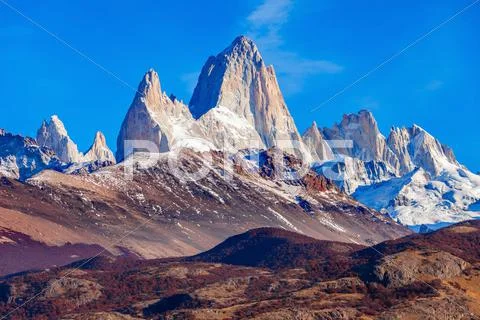Fitz Roy mountain, Patagonia Stock Photos