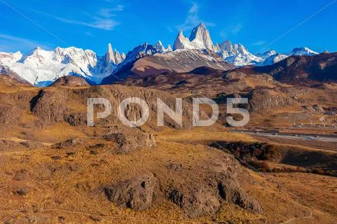 Fitz Roy mountain, Patagonia Stock Photos