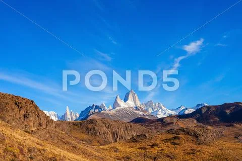 Fitz Roy mountain, Patagonia Stock Photos