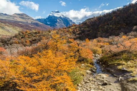 Fitz Roy scenic view Stock Photos