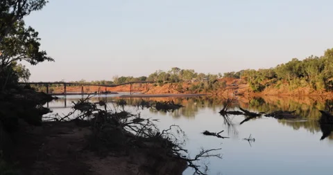 Fitzroy Crossing Flood Damage 4k Stock Stock Footage 250241775
