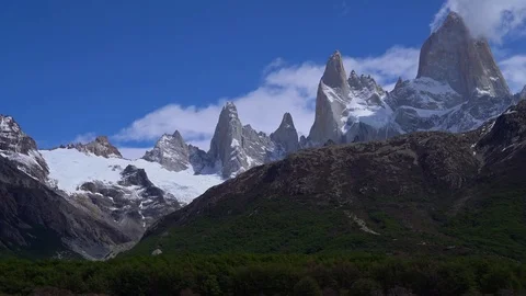 Fitzroy mountains Stock Footage 73220340