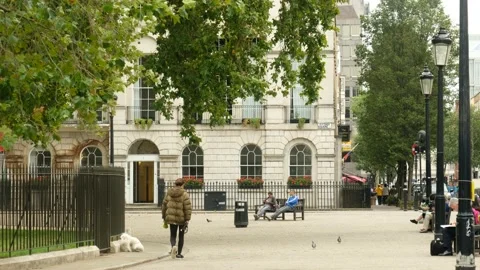 Fitzroy Square, London Stock Footage 138625578