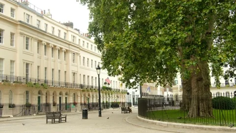 Fitzroy Square, London Stock Footage 138625756