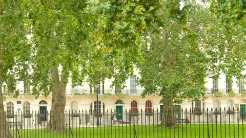 Fitzroy Square, London Video stock 138625932