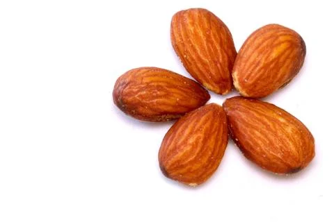 Five Almonds Stock Photos