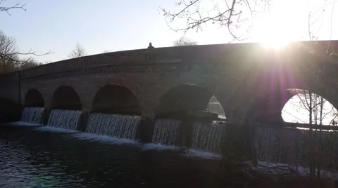 Five arches lone figure2 Video stock 46280573