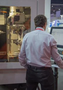 Five axis CNC grinding machine 写真素材