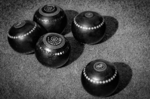 Five balls Stock Photos