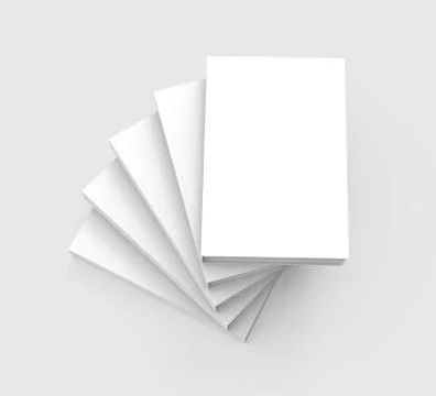 Five books piling up Stock Illustration