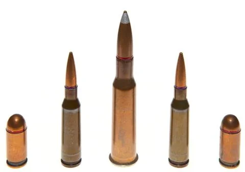 Five bullets 写真素材