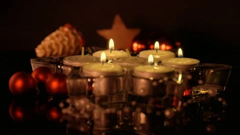 Five candles Stock Footage 104516236