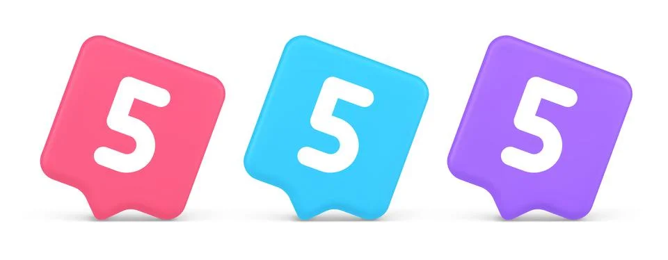 Five character calculator keyboard button financial counting 3d realistic s.. イラスト素材