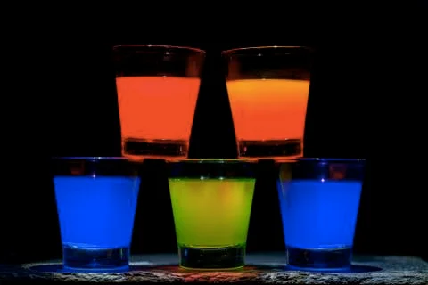 Five cocktail Fotos Stock