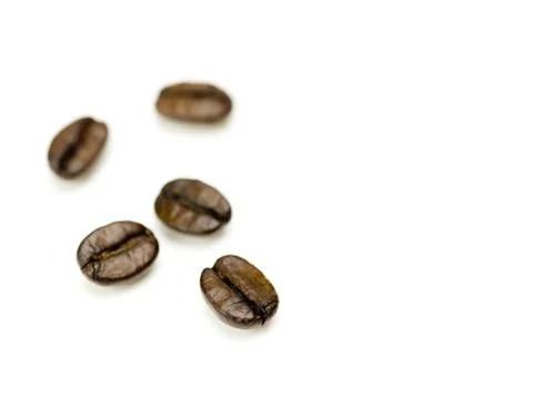 Five Coffee Beans Stock Photos