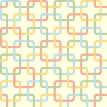 Five-Color Pattern Stock Illustration