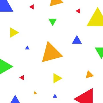 Five color triangle for juneteenth Stock Illustration