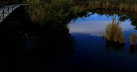 Five connective Lakes Stock Footage 211281209