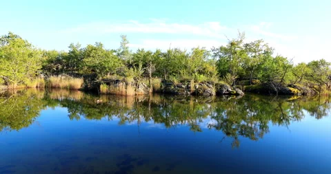 Five connective Lakes Stock Footage 211290659