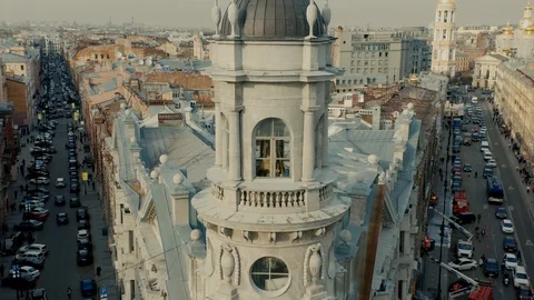 Five corners in Saint-Petersburg Stock Footage 106902034
