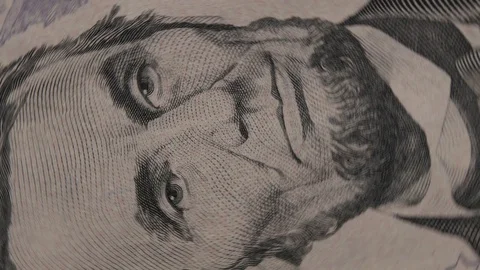 Five Dollars Banknote Rotating 스톡 동영상 82259581