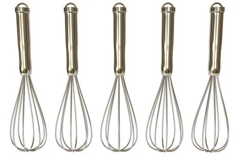 Five eggbeater Stock Illustration