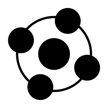 Five elements symbol, modeled on crop circle pattern in Hampshire Stock Illustration