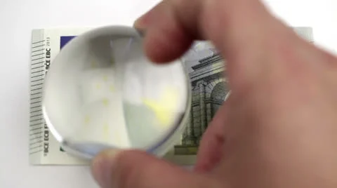 Five Euro Check Stock Footage 23917933