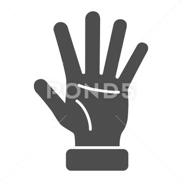 Five fingers - Free hands and gestures icons, five fingers