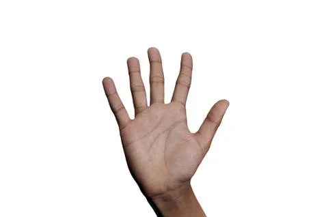 Five fingers Foto stock