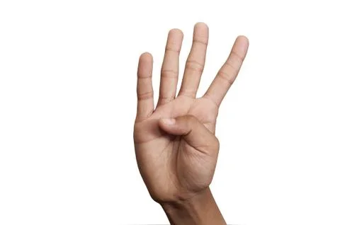 Five fingers Stock Photos