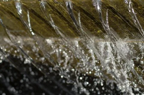 Five fountain streams Stock Photos