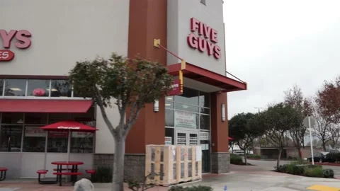 Five Guys Hiring Dublin CA Stock Footage 166865254