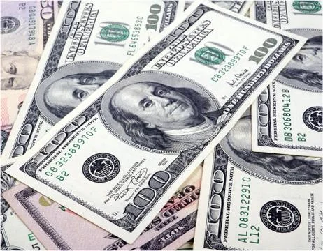 Five hundred dollars Foto stock