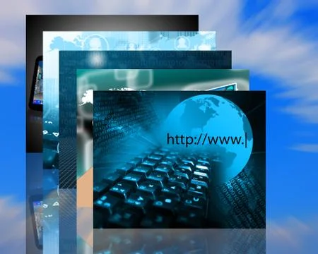 Five images Stock-Illustration