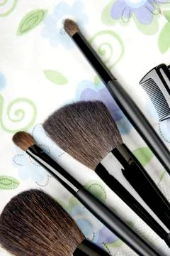 Five make-up tools Stock Photos