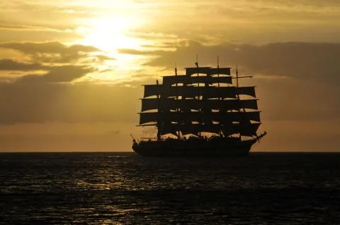 Five masts 10 스톡 사진