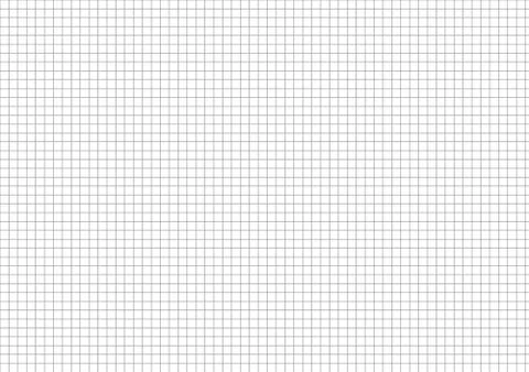 Five millimeters grid on a4 size horizontal sheet Stock Illustration