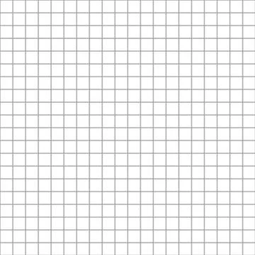 Five millimeters square grid on white seamless pattern Stock Illustration
