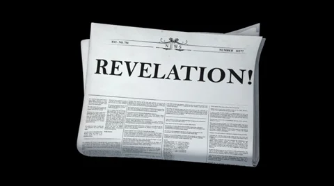 Five Newspapers + Alpha Channel Video stock 38456983