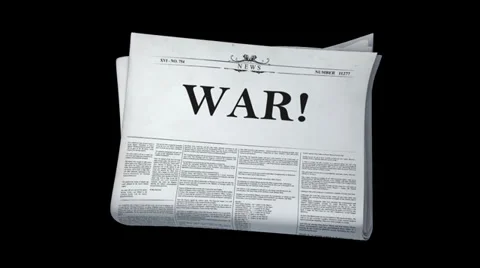 Five Newspapers + Alpha Channel Stock Footage 38458730