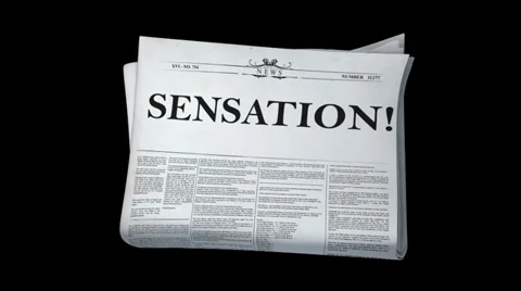 Five Newspapers + Alpha Channel Stock Footage 38459556