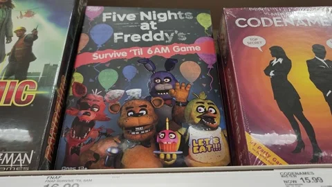 Five Nights at Freddy's Board Game | Stock Video | Pond5