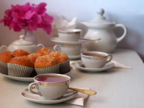 Five o'clock tea Foto stock