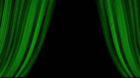 Five options for opening texture curtains with alpha channel. Stock Footage 109148340