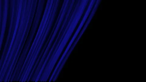 Five options for opening texture curtains with alpha channel. Stock Footage 109150189