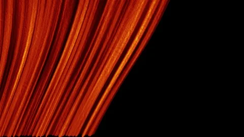 Five options for opening texture curtains with alpha channel. Stock Footage 109159070