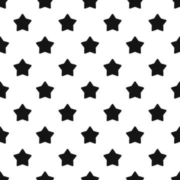Five pointed big star pattern, simple style 스톡 일러스트