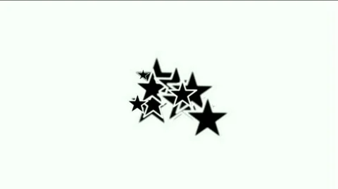 Five-pointed star,particle fireworks art geometry pattern background. Stock Footage 4829971